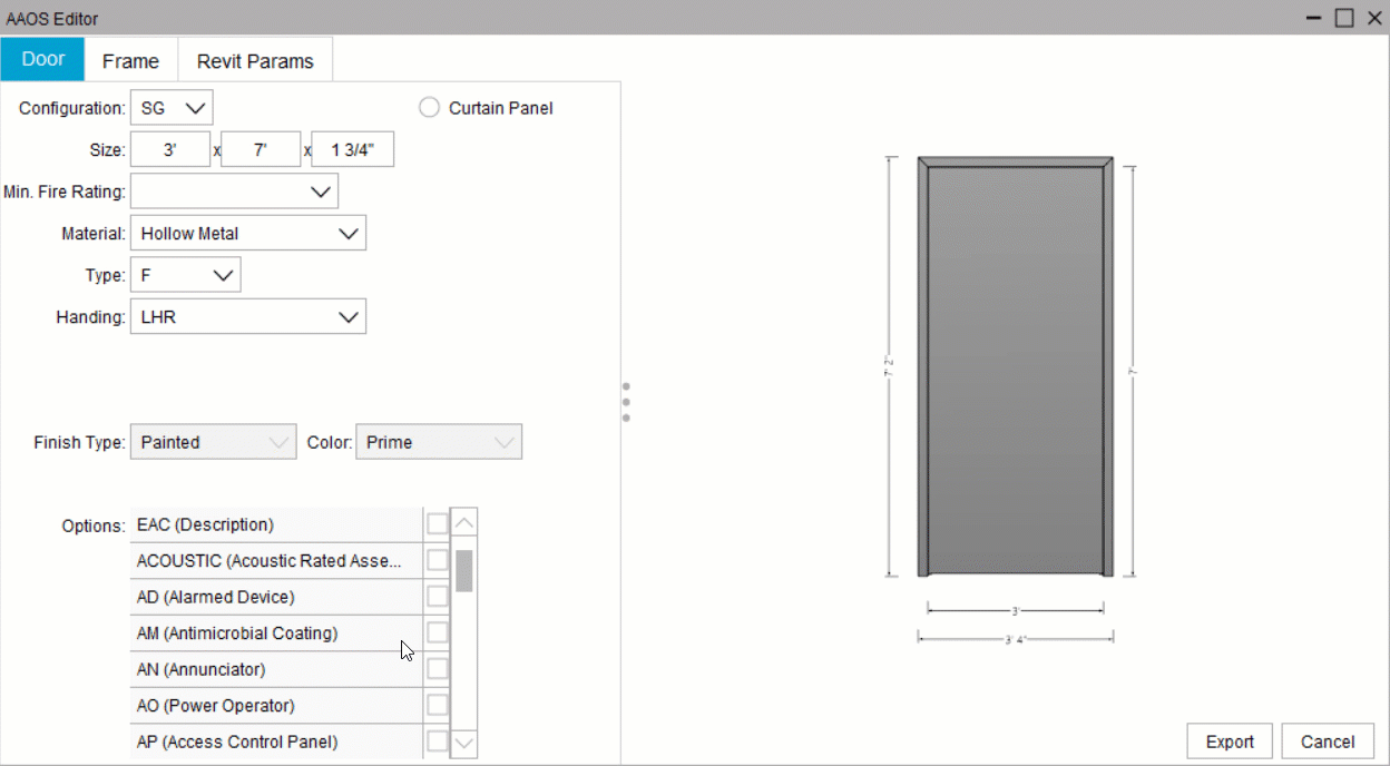 Revit® plugin New Door Openings Studio Knowledge Base